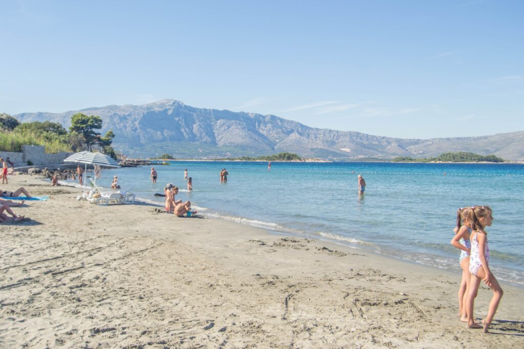 wyspa Korcula piaszczyste plaże