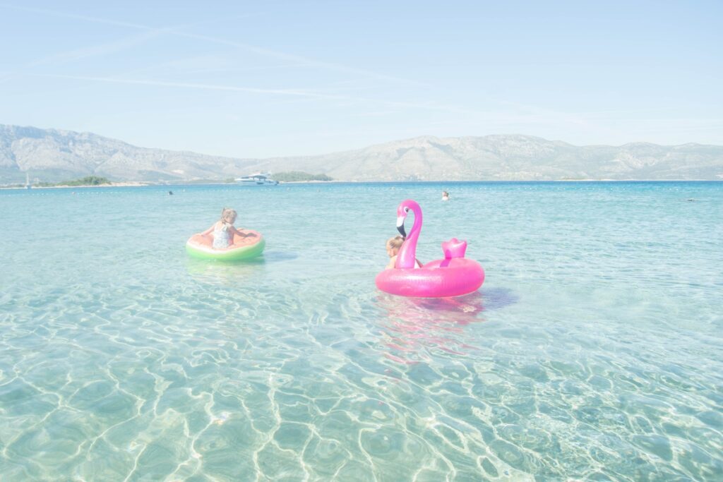 piaszczyste plaże w Dalmacji Korčula,