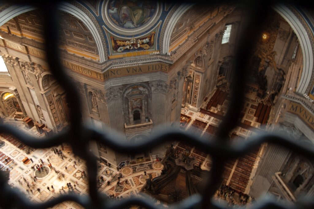 wejście na kopułę bazyliki św. Piotra