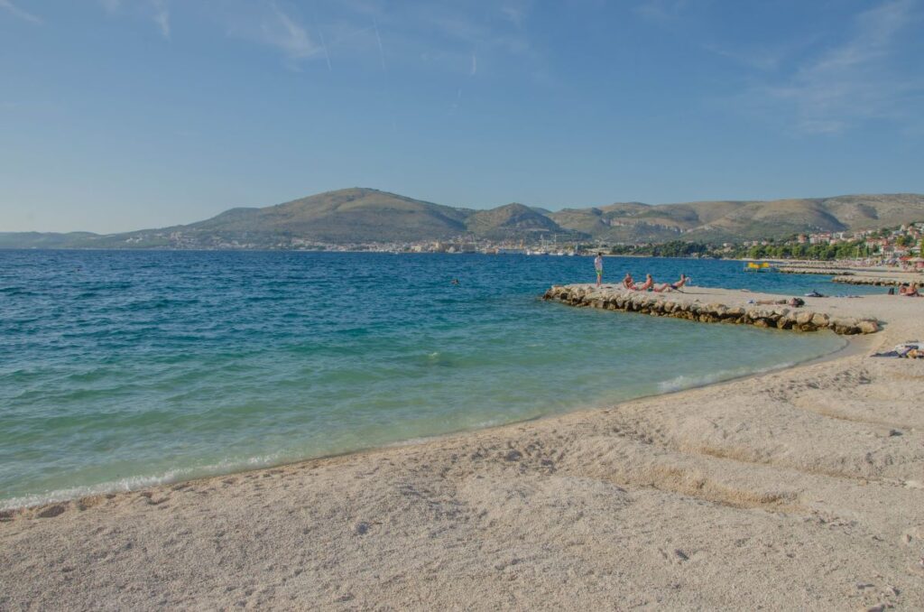 Okrug Gornji wyspa Ciovo plaża