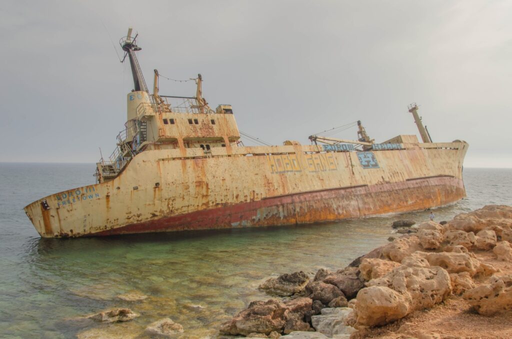 Pafos, Cypr wrak statku Edro III