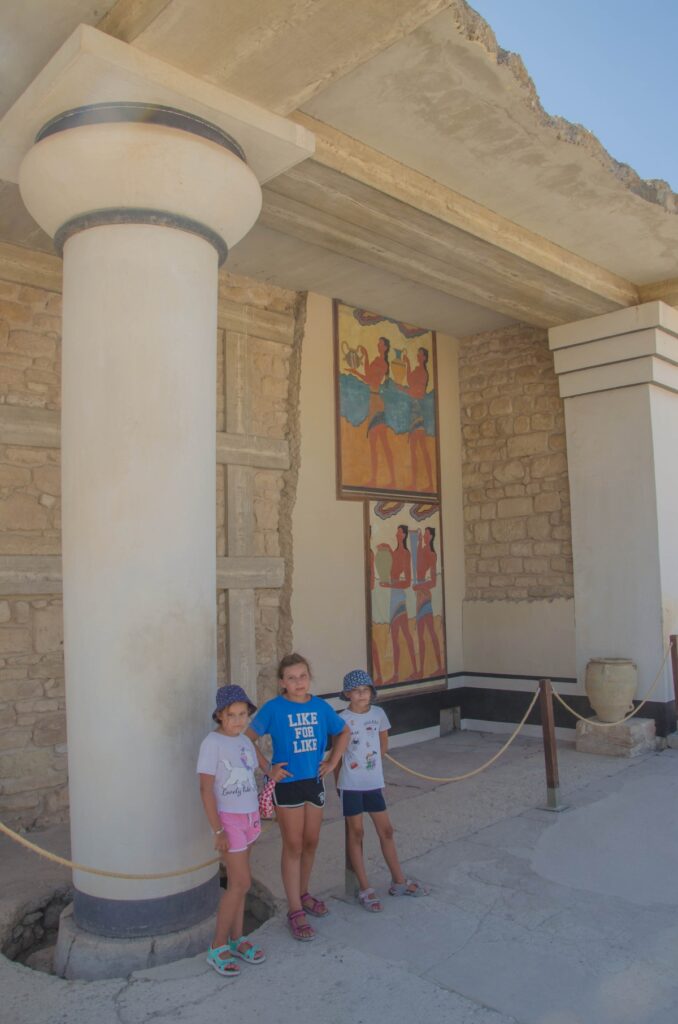 pałac Minojski w Knossos na wyspie Kreta