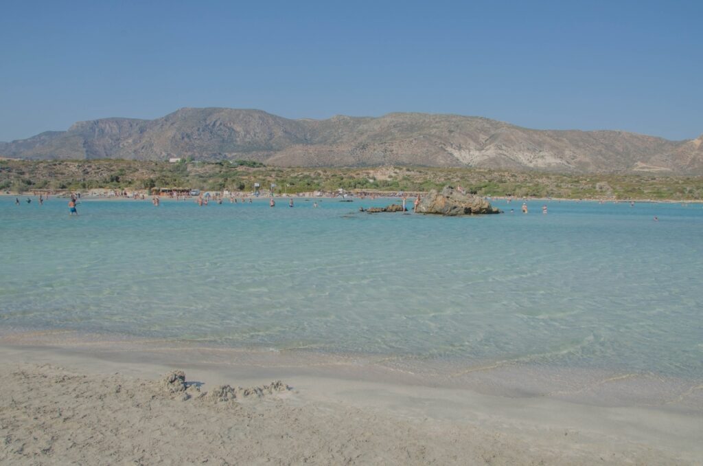 Kreta zachodnie - co warto zobaczyć, różowa plaża Elafonisi