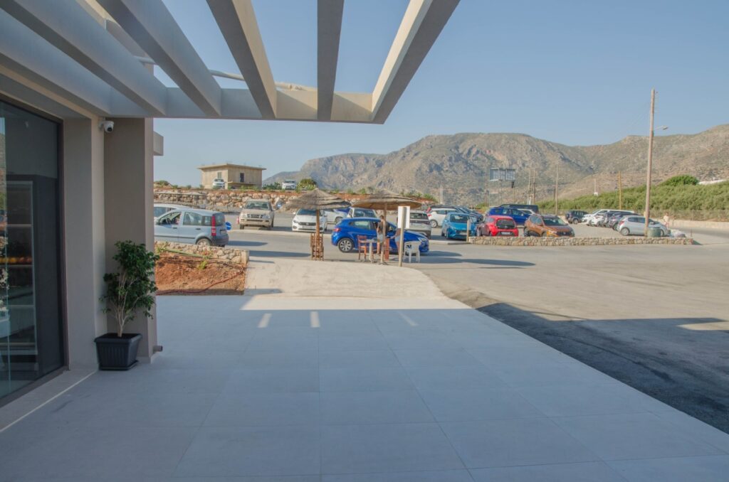 Kreta plaża Elafonisi parking