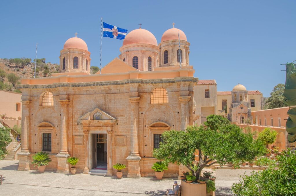 klasztor Agia Triada, Kreta atrakcje